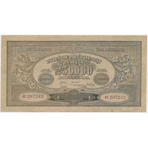 250,000 mkp 1923 - AY - wide numbering