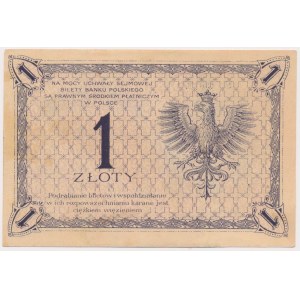 1 złoty 1919 - S.69 D - numer 021,604