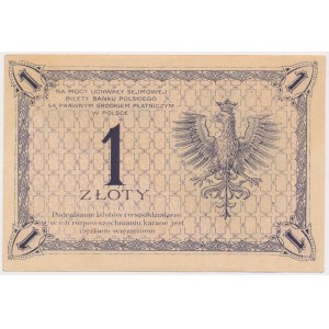 1 złoty 1919 - S.69 D - numer 021,605