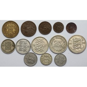 Estónsko - sada mincí (12 kusov)