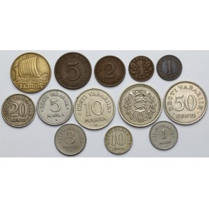 Estonsko - sada mincí (12 kusů)