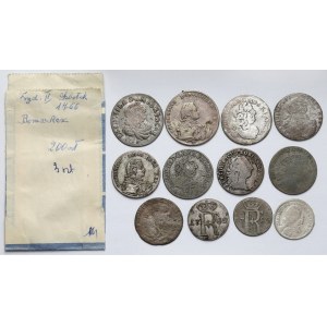 Prussia - set of silver coins 17th-18th century (12pcs)