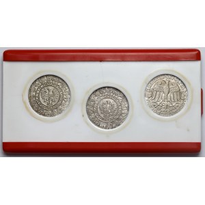 100 złotych 1966 Mieszko i Dąbrówka - 3 typy w etui
