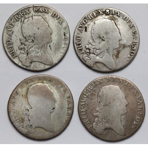 Duchy of Warsaw, 1/3 thaler 1810-1814 - set (4pcs)