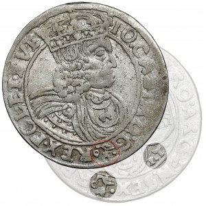 Johannes II. Kasimir, Sechster von Lemberg 1662 ACPT - 2x Slepowron
