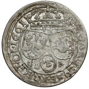 Jan II Kazimierz, Szóstak Lwów 1661 GBA - VII - s chybou