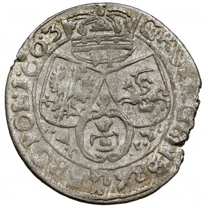 Jan II Kazimierz, Szóstak Lwów 1663 ACPT - najrzadsza odmiana