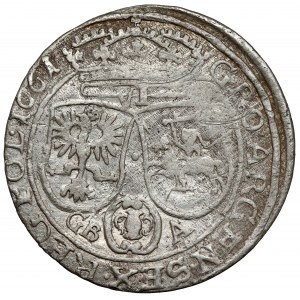 Jan II Kazimír, šestý Lvovský 1661 GBA - typ V