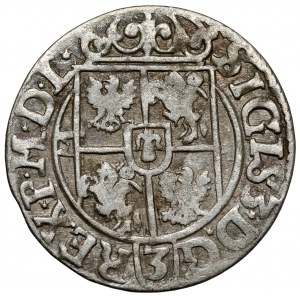 Žigmund III Vaza, polopasca Bydgoszcz 1620 - písmeno M v poli - zriedkavo ilustrované