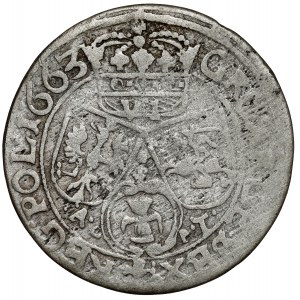 Jan II Kazimír, šestý Lvovský 1663 ACPT - velmi vzácné