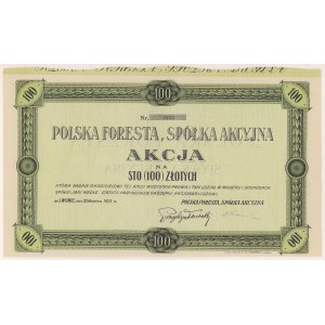 POLEN FORESTA, 100 Zloty 1925