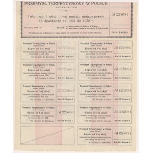 Przemysł Terpentynowy w Polsce, Em.3, 10.000 mkp 1924