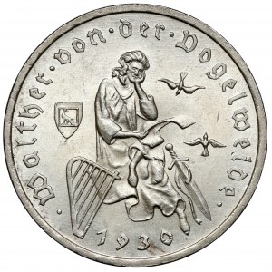 Weimar, 3 marks 1930-A - Vogelweide