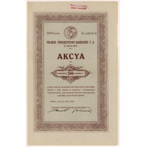 Polish Commercial Society, 200 kr 1919