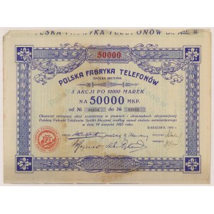 Polska Fabryka Telefonów, 5x 10.000 mkp