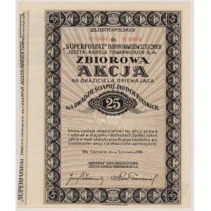 SUPERFOSFAT..., 25x 1 Zloty 1924 - Überbringer