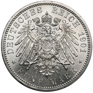 Prusy, 5 mark 1901 - 200-lecie Prus