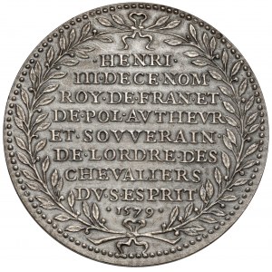 France, Henry III of Valois, Medal 1579 - In tevere Christvs - print XIX/XX century