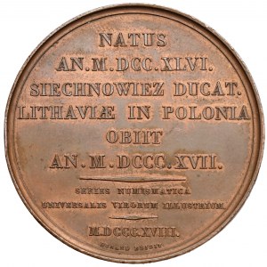 Medaile, Thaddeus Kosciuszko 1818 ze série Slavní muži světa