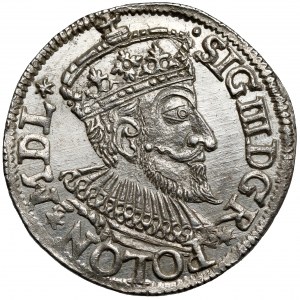 Žigmund III Vasa, Trojak Olkusz 1593 - KRÁSNY