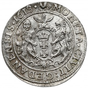 Zygmunt III Waza, Ort Gdańsk 1618 - b.ładny