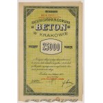 BETON Akc. Sp. Budowlana w Krakowie, 25.000 mkp 11.1921