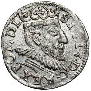 Sigismund III. Vasa, Trojak Poznań 1594 - langgestreckt - schön