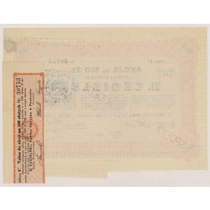 H. CEGIELSKI Tow. Akc., 100 zl 1929
