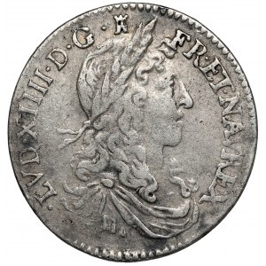 Francja, Ludwik XIV, 1/12 ecu 1661