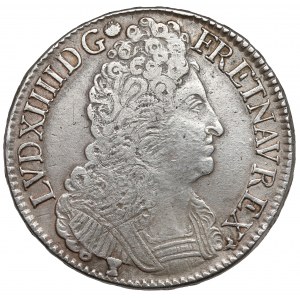 France, Louis XIV, Ecu 1710