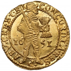 Nizozemsko, Ducat 1651 - Gelderland, Harderwijk