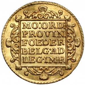 Nizozemsko, Ducat 1758 pierced 1755 - Nizozemsko, Dordrecht