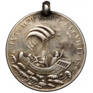 Medailon Šťastní námořníci - raný, stříbrný