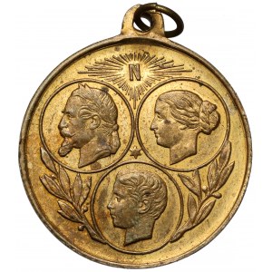 Francja, Medalik pamiątkowy z Wystawy Światowej 1867