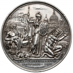 Vatican, Gregory XVI (1831-1846), Medal, Non Praevalebvnt Adversvs Eam, Anno II (1832)