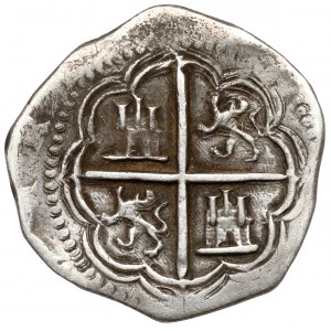 Španělsko, Filip II, 2 realy 1596-FG, Granada