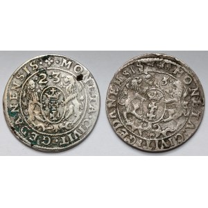 Sigismund III Vasa, Orty Gdansk 1623 and 1625 - set (2pcs)