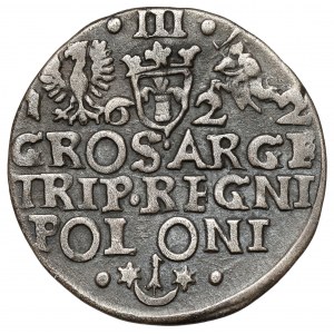 Zygmunt III Waza, Trojak Kraków 1622 - REGNI - rzadki