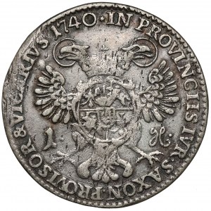 August III Sas, Vikarpfennig 1740