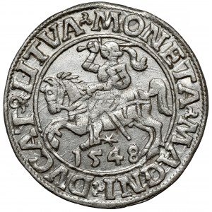 Sigismund II. Augustus, halber Pfennig Vilnius 1548