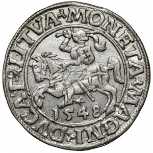 Zikmund II August, půlpenny Vilnius 1548