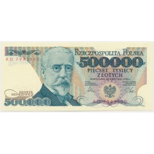 PLN 500 000 1990 - AD