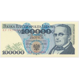 100,000 PLN 1990 - BZ