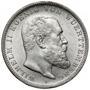 Württemberg, 3 marks 1910-F