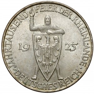 Weimar, 5 marks 1925-D - Rhineland