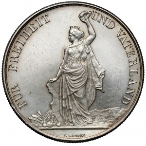 Švýcarsko, 5 franků 1872 - Curyšské střelecké slavnosti