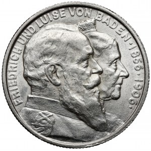 Nemecko, Bádensko, 2 známky 1906-G - sobáš