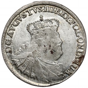 August III Sas, Ort Leipzig 1756 EC - small bust