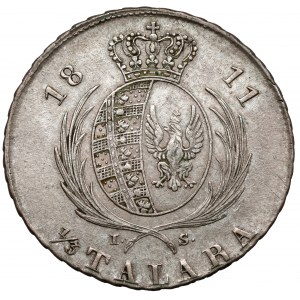 Principality of Warsaw, 1/3 thaler 1811 IS