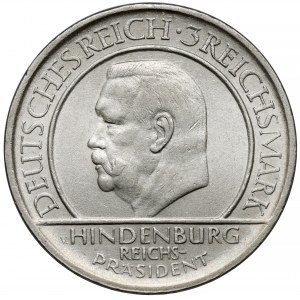 Weimar, 3 známky 1929-A - Treu Der Verfassung
